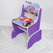 Дитяча регульована парта зі стільчиком растишка Bambi W 2071-41-3(UA) Софія фіолетовий**