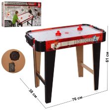 Підлогова гра Повітряний хокей аерохокей 2495 дерев'яний на ніжках/працює від батарейок**