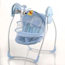 Дитяча электрокачель SW 103-12 з москітною сіткою