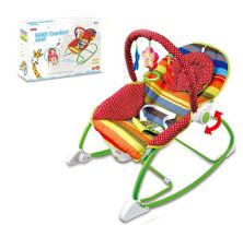 Дитяче крісло-шезлонг 3 в 1 024B/G Червоний і рожевий .2 виду