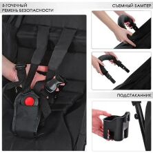 Дитяча прогулянкова коляска Bambi M 3548-3 YOGA червоний