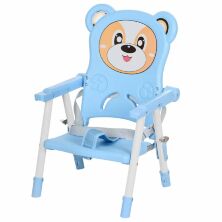 Дитячий складаний стільчик для годування Bambi 113-4 Блакитний**