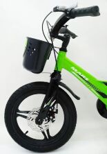Дитячий двоколісний велосипед MARS-2 Evolution колеса 16 дюймів магнезиевая рама зелений
