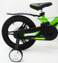 Дитячий двоколісний велосипед MARS-2 Evolution колеса 16 дюймів магнезиевая рама зелений