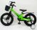 Дитячий двоколісний велосипед MARS-2 Evolution колеса 16 дюймів магнезиевая рама зелений