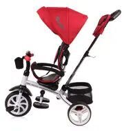 Велосипед-коляска дитячий триколісний беговел Lorelli (Bertoni) Rocket Black-Red чорно-червоний