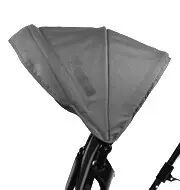 Велосипед-коляска дитячий триколісний беговел Lorelli (Bertoni) Rocket Black-Red чорно-червоний