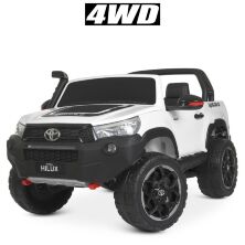 Дитячий двомісний електромобіль Джип 4WD M 4552EBLR-1 Toyota ліцензійний / колір білий **