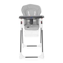 Стільчик для годування дитячий Lorelli (Bertoni) Dulce White Fruits. Стілець з шкіряним сидінням. Білий Фрукти