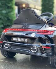 Дитячий одномісний електромобіль Машина Bambi 4WD M 4699EBLRS-2 Porshe на EVA колесах з MP3 фарбований /чорний*