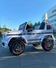 Дитячий електромобіль Джип Mercedes Benz M 4180EBLR-1 білий**