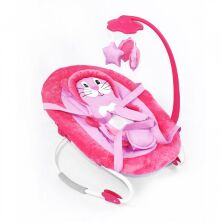 Дитячий шезлонг-гойдалка Baby Tilly BT-BB-0002 Pink Рожевий ***