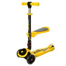 Самокат дитячий 3 в 1 iTrike JR 3-074-Y MAXI жовтий**