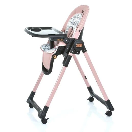 Дитячий стільчик для годування EL Camino 1037 CRYSTAL Rose Gold