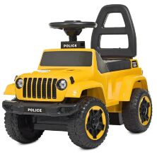 Дитяча каталка-толокар Bambi Police M 4289-6 музика світло USB жовта**