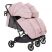 Прогулянкова коляска для двійні CARRELLO Presto Duo CRL-5506 Cherry Pink + дощовик рожева