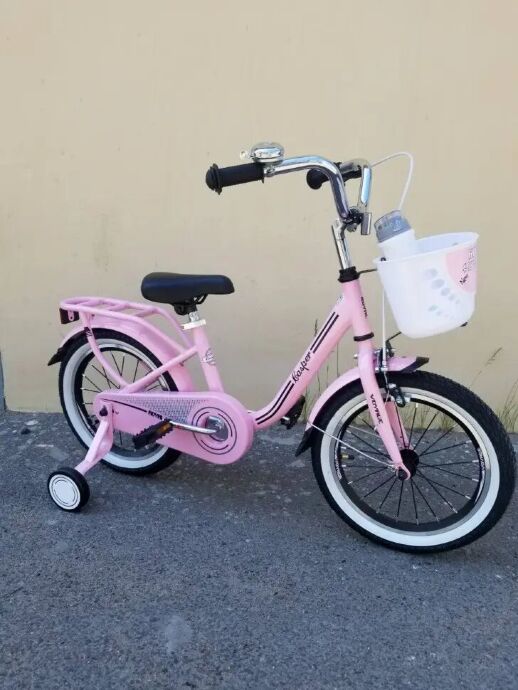 Велосипед дитячий двоколісний CASPER-16 Pink колеса 16 дюймів рожевий