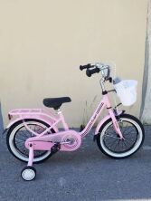 Велосипед дитячий двоколісний CASPER-16 Pink колеса 16 дюймів рожевий