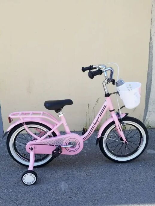 Велосипед дитячий двоколісний CASPER-16 Pink колеса 16 дюймів рожевий