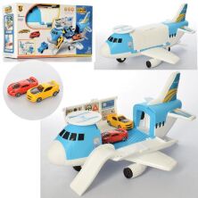 Дитячий ігровий набір Гараж Паркінг S8630B Трейлер з машинками на запуску / звукові ефекти