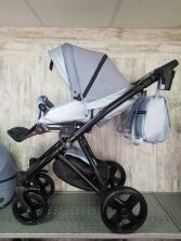 Коляска дитяча прогулянкова Lorelli DAISY Dark Grey Lighthouse темно-сіра