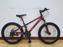 Спортивний велосипед Corso 76526 PRIMARY колеса 24 дюймів / ShineMax / 21 швидкість / червоний