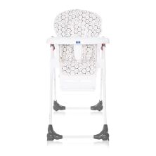 Стільчик для годування дитячий Lorelli (Bertoni) Dulce Cool Grey Net. Стілець з шкіряним сидінням. Сірий