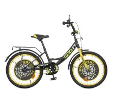 Дитячий двоколісний велосипед Profi Y2043 Original boy SKD45 / колеса 20д / чорно-жовтий**