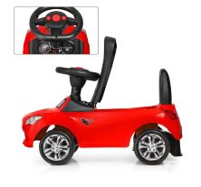 Дитяча каталка-толокар Bambi M 3147C (MP3) — 3 Mercedes Червоний*