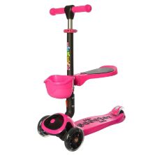 Самокат дитячий 3 в 1 iTrike JR 3-074-BP MAXI малиновий**