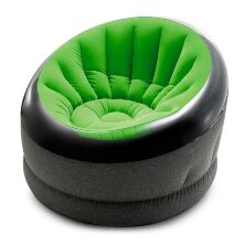 Крісло велюрове BESTWAY 66581 салатово-сірий**