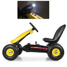 Дитячий педальний карт надувні колеса Bambi M 3590AL-6 жовтий **