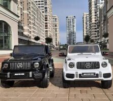 Дитячий електромобіль Джип Mercedes Benz M 4180EBLRS-2 чорний автопокраска**
