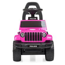Дитяча каталка-толокар Bambi Police M 4289-8 музика світло USB рожева**