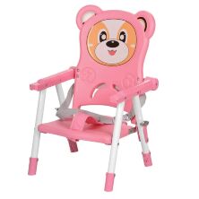 Дитячий складаний стільчик для годування Bambi 113-8 рожевий**