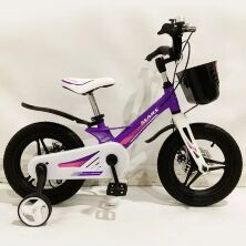 Дитячий двоколісний велосипед MARS-2 Evolution колеса 14 дюймів магнезиевая рама фіолетовий