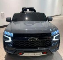 Дитячий електромобіль Машина Chevrolet M 4958EBLR-11 одномісний, шкіряне сидіння / сірий