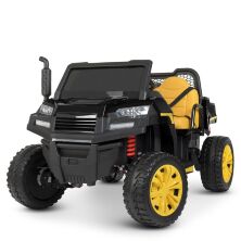 Дитячий двомісний електромобіль Bambi Racer Джип M 4285EBLR-6 жовто-чорний **
