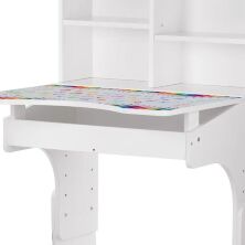 Дитяча регульована парта зі стільчиком растишка Bambi B 2071-77-6 (UA) / колір Олівці біла**