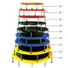 Дитячий спортивний батут BT-RJ-0033 діаметр 152 см висота 26 см червоний