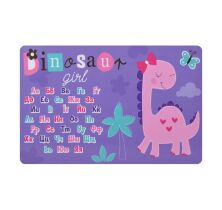 Дитячий дерев'яний столик зі стільчиком Bambi 504-104(UA) / Малюнок Динозавр / колір білий**