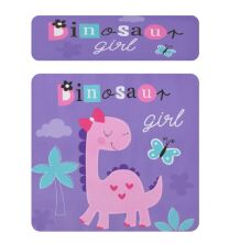 Дитячий дерев'яний столик зі стільчиком Bambi 504-104(UA) / Малюнок Динозавр / колір білий**