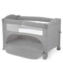 Прямокутний Двохрівневий дитячий Манеж з другим дном EL CAMINO ME 1098 UNITY Perfect Gray / сірий