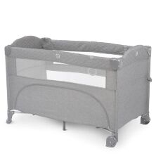 Прямокутний Двохрівневий дитячий Манеж з другим дном EL CAMINO ME 1098 UNITY Perfect Gray / сірий