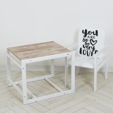 Дитячий дерев'яний Стільчик-трансформер для годування Nature дуб клондайк