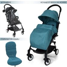 Дитяча прогулянкова коляска Bambi M 3548-5 YOGA смарагдовий
