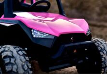 Дитячий двомісний електромобіль Баггі Джип Квадроцикл Bambi Racer 4WD M 4170EBLR-8(24V) / колір рожевий**