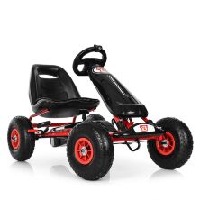 Дитячий педальний карт надувні колеса Bambi M 3590AL-2 чорний **