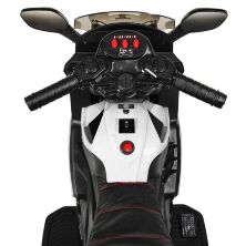 Дитячий електромобіль мотоцикл Bambi M 3582EL-1 чорно-білий **