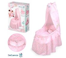 Ліжечко дитяче для ляльки DeCuevas 51134 ковдру подушка підвіски плюш